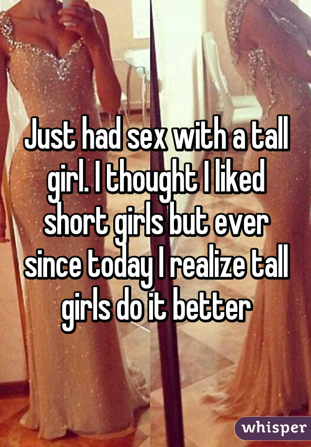 Sex With Tall Girls